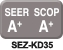 SEER /SCOP A+ / A+