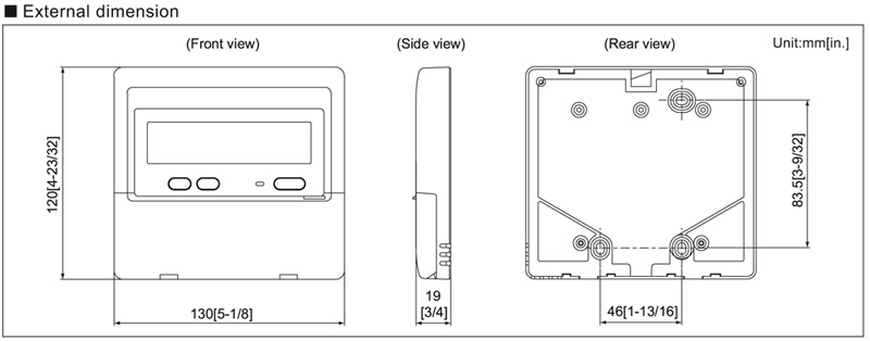 PAR-30MAA Kablolu MA Uzaktan Kumanda - Ege İklimlendirme Yapı San. ve ...